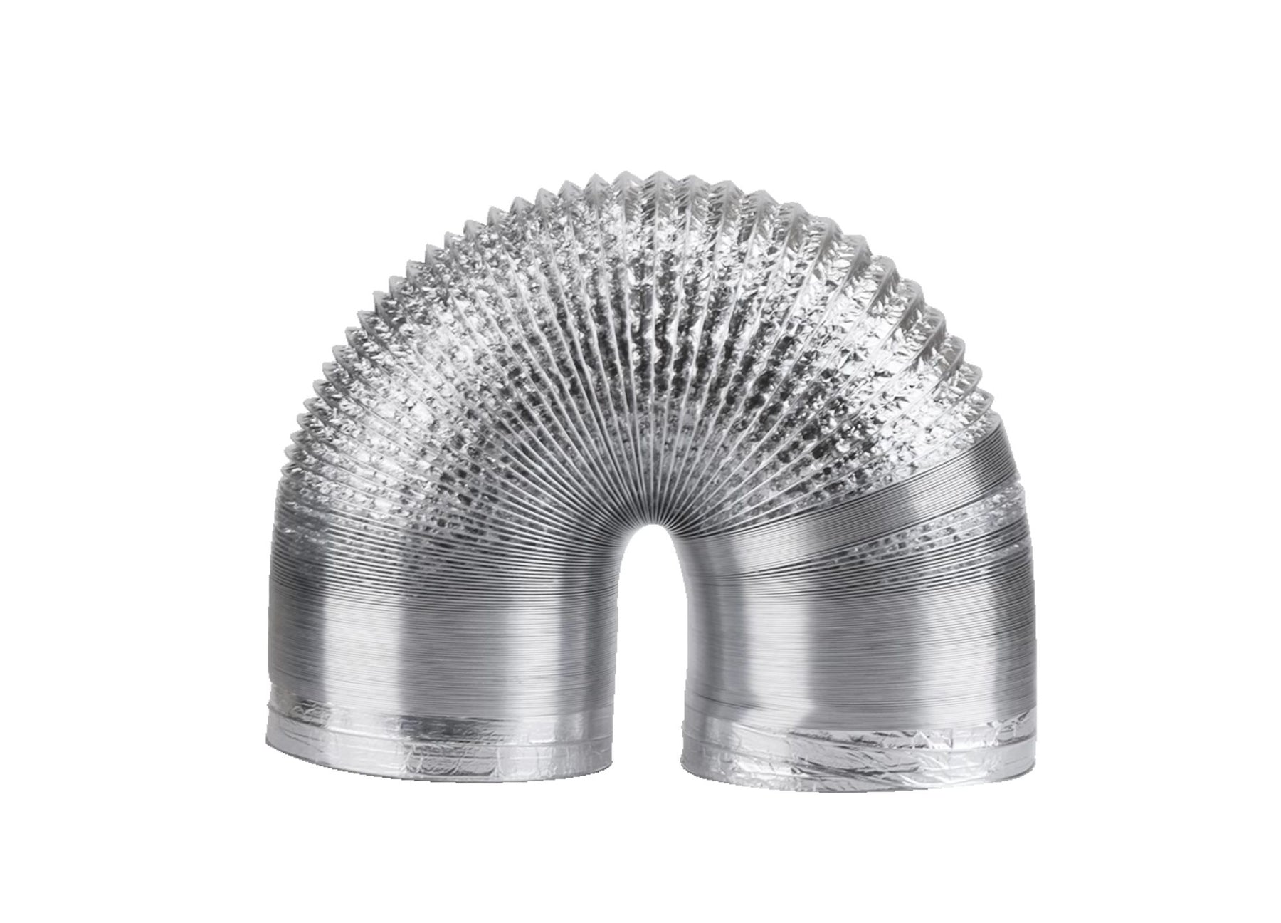 185mm Heavy-Duty Aluminum Foil Duct | Range Hood Exhaust Pipe