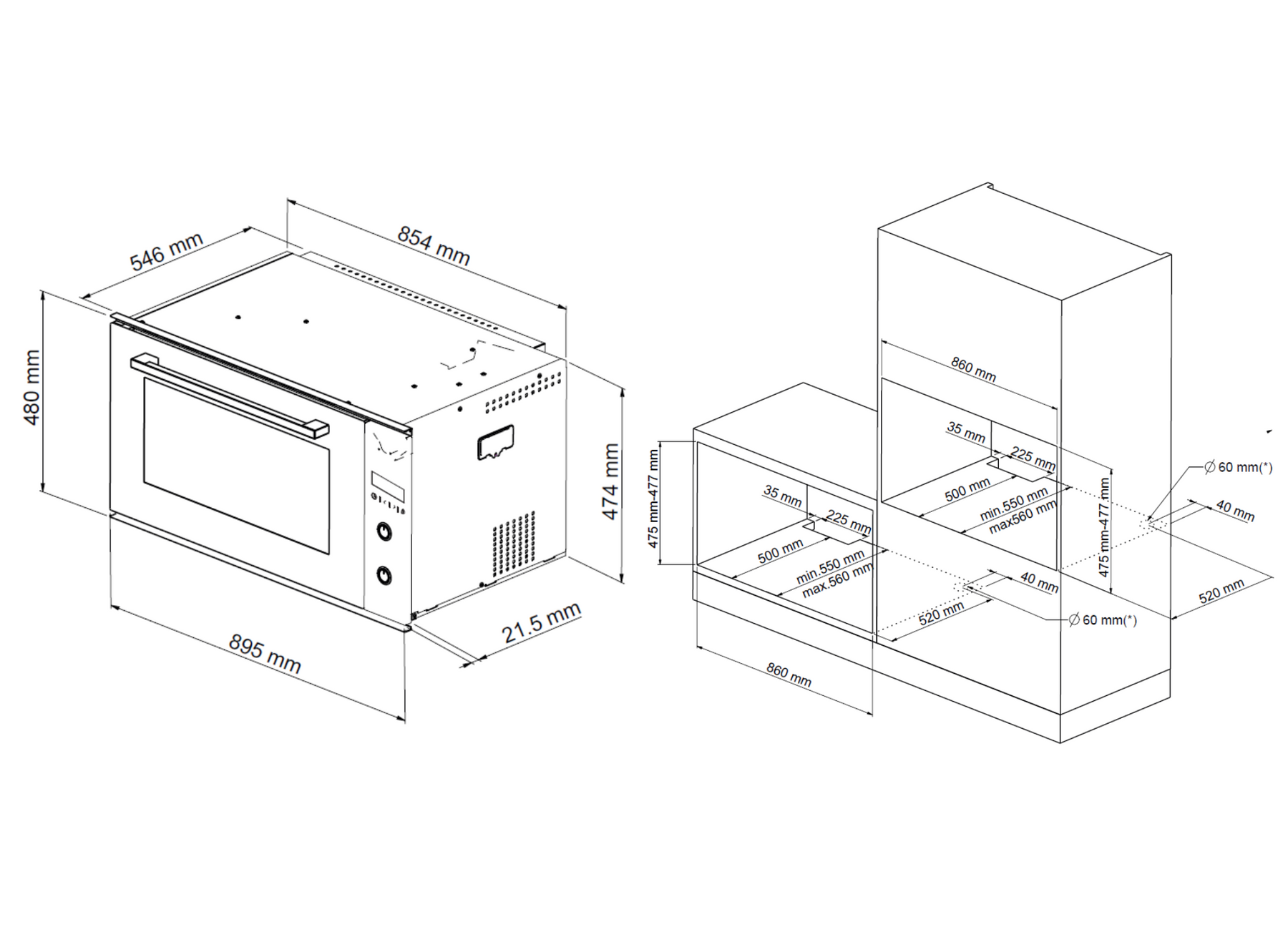 ROBAM | Electric Oven | RQ9950 | 103L Large Volume | 900mm (w)