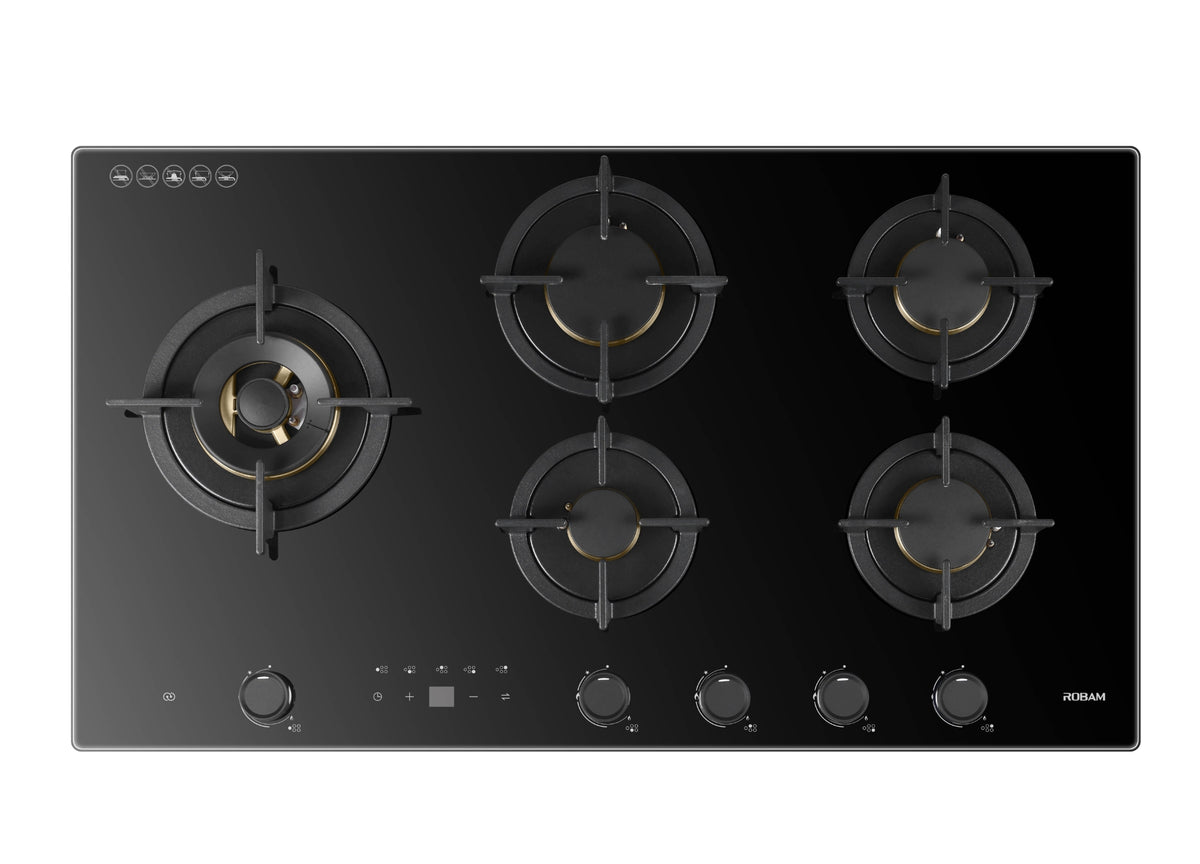 ROBAM | LPG Cooktop | Timer Function | 9B7H50 | 3 Burners | 900mm (W)