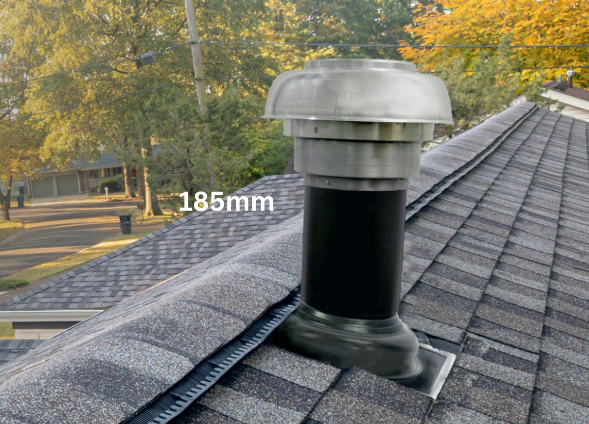 185mm Thru-roof Vent/Chimney Exhaust Kit