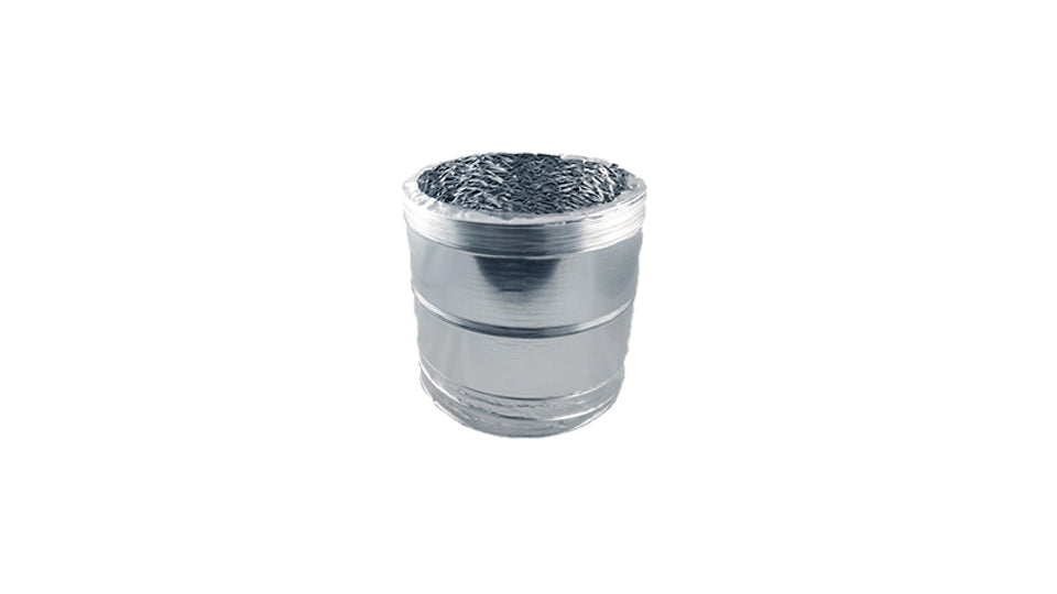 185mm Heavy-Duty Aluminum Foil Duct | Range Hood Exhaust Pipe
