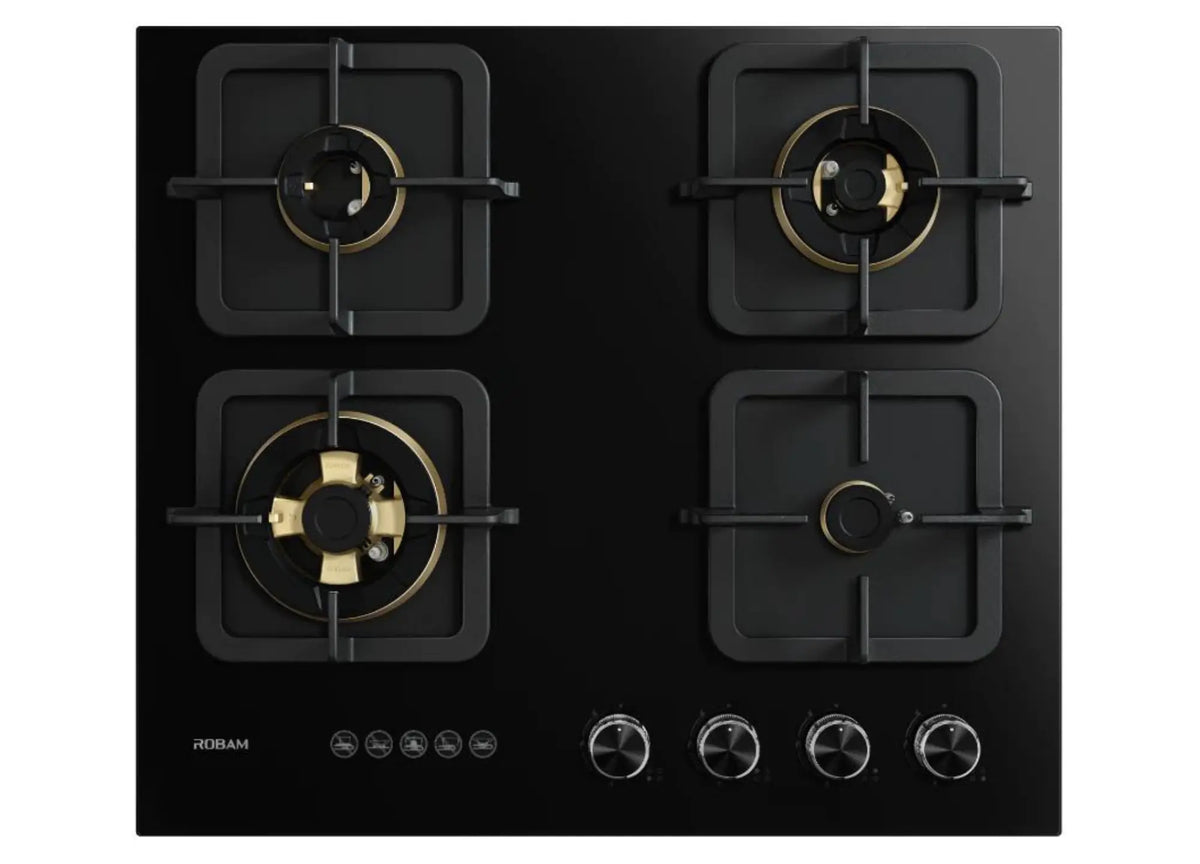 ROBAM | NG/LPG Cooktop | JZY-B420 | 4 Burners | 600mm (W)
