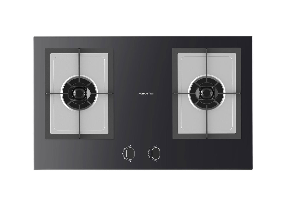 ROBAM | NG/LPG Cooktop | JZT-B291 | 2 Burners | 860mm (W)