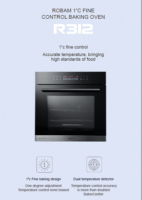 ROBAM | Electric Oven | KQWS-2800-R312 | 60L Large Volume | 600mm (w)