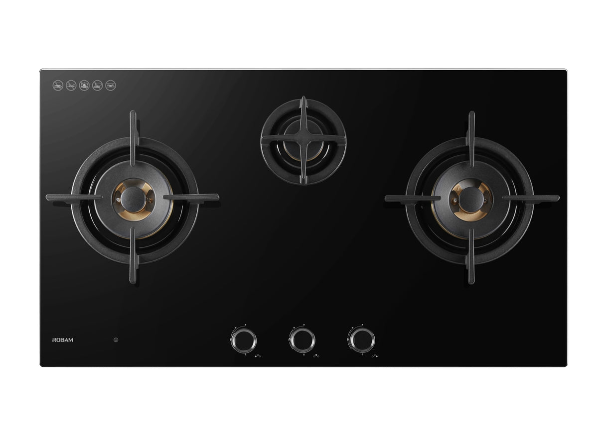 ROBAM | NG/LPG Cooktop | ZB91H72 | 3 Burners | 900mm (W)