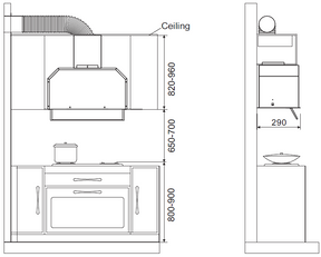 ROBAM | Undermount Rangehood | CXW-210-A520 | 600mm (w)