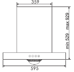 ROBAM | Canopy Rangehood | CXW-200-A605 | 600mm (w)