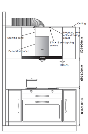 ROBAM | Canopy Rangehood | CXW-200-A605 | 600mm (w)