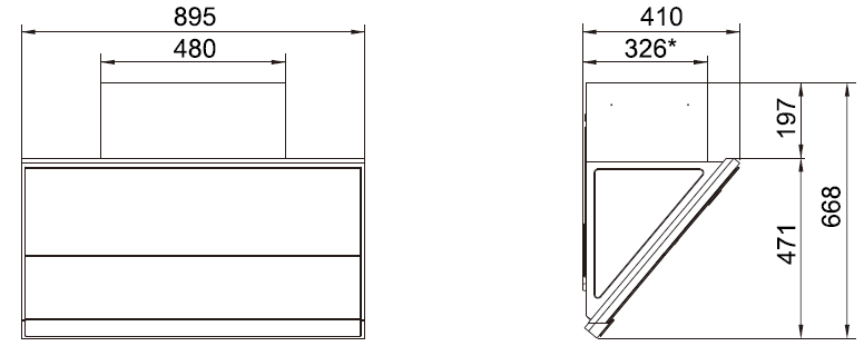 ROBAM | Side Suction Rangehood | Ultra Quiet Design | CXW-260-A675S | 900mm (w)