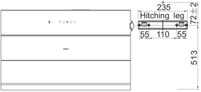 ROBAM | Side Suction Rangehood | CXW-220-A866 | 900mm (w) |Christchurch Only