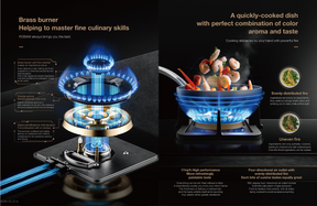 ROBAM | NG/LPG Cooktop | JZY-B320 | 900mm(W) | 3 Burners