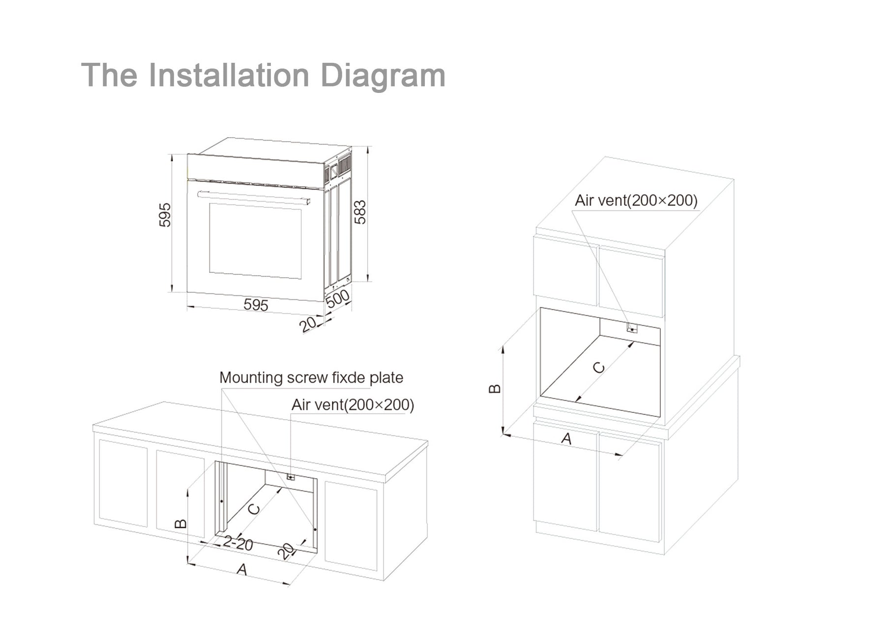 ROBAM | Electric Oven | KQWS-2800-R306 | 56 L Large Volume | 600mm (w)| Christchurch Only