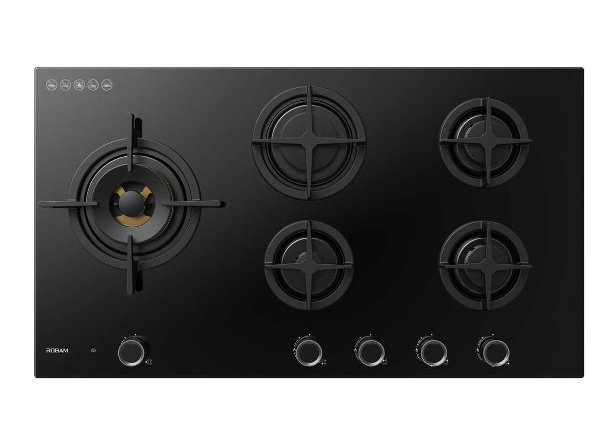 ROBAM | NG/LPG Cooktop | ZB91H71 | 5 Burners | 900mm (W)