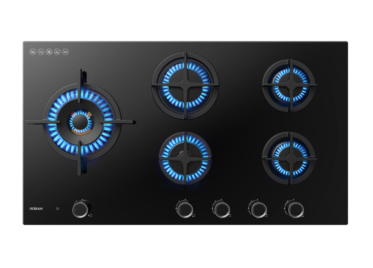 ROBAM | NG/LPG Cooktop | ZB91H71 | 5 Burners | 900mm (W)