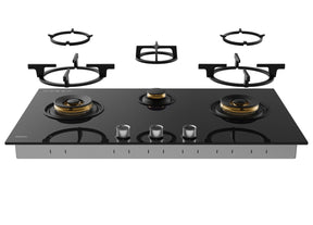 ROBAM | NG/LPG Cooktop | ZB91H72 | 3 Burners | 900mm (W)